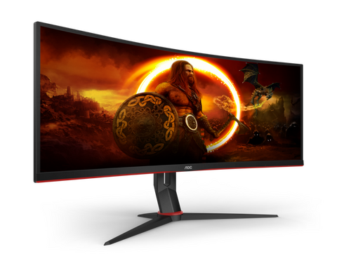 MONITOR AOC CU34G2X/BK 34"/VA,ZAKRIVLJEN,21:9/3440X1440/144HZ/1MS MPRT/HDMIX2,DPX2,USB/FREESYNC